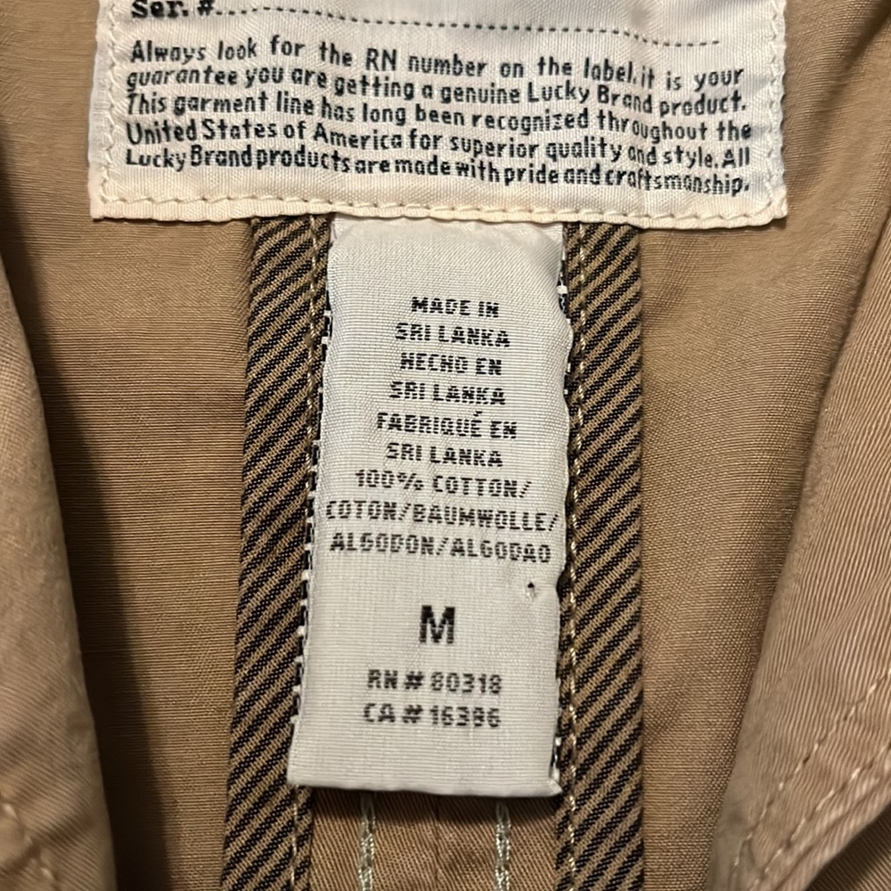 Lucky Brand Utility Jacket Size M - Picture 8 of 10